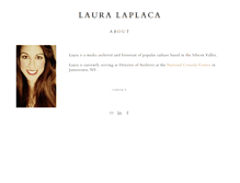 Tablet Screenshot of lauralaplaca.com